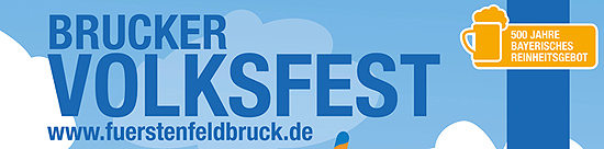 Brucker Volksfest 2016 - Volksfest Fürstenfeldbruck vom 22. April bis 1. Mai 2016 - Das Programm